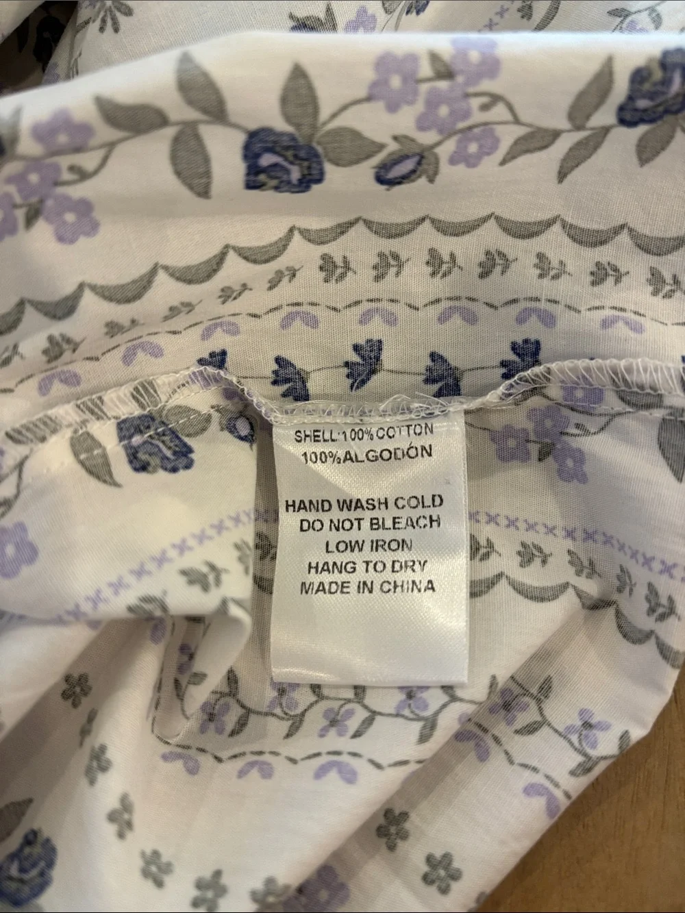 Karlie French Floral Vine Tiered Maxi Skirt Large NWT New Feminine 100% Cotton - Picture 10 of 10